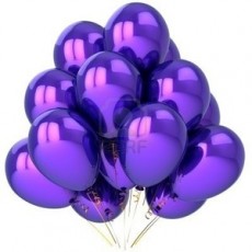 Balloons - Metallic Purple x10